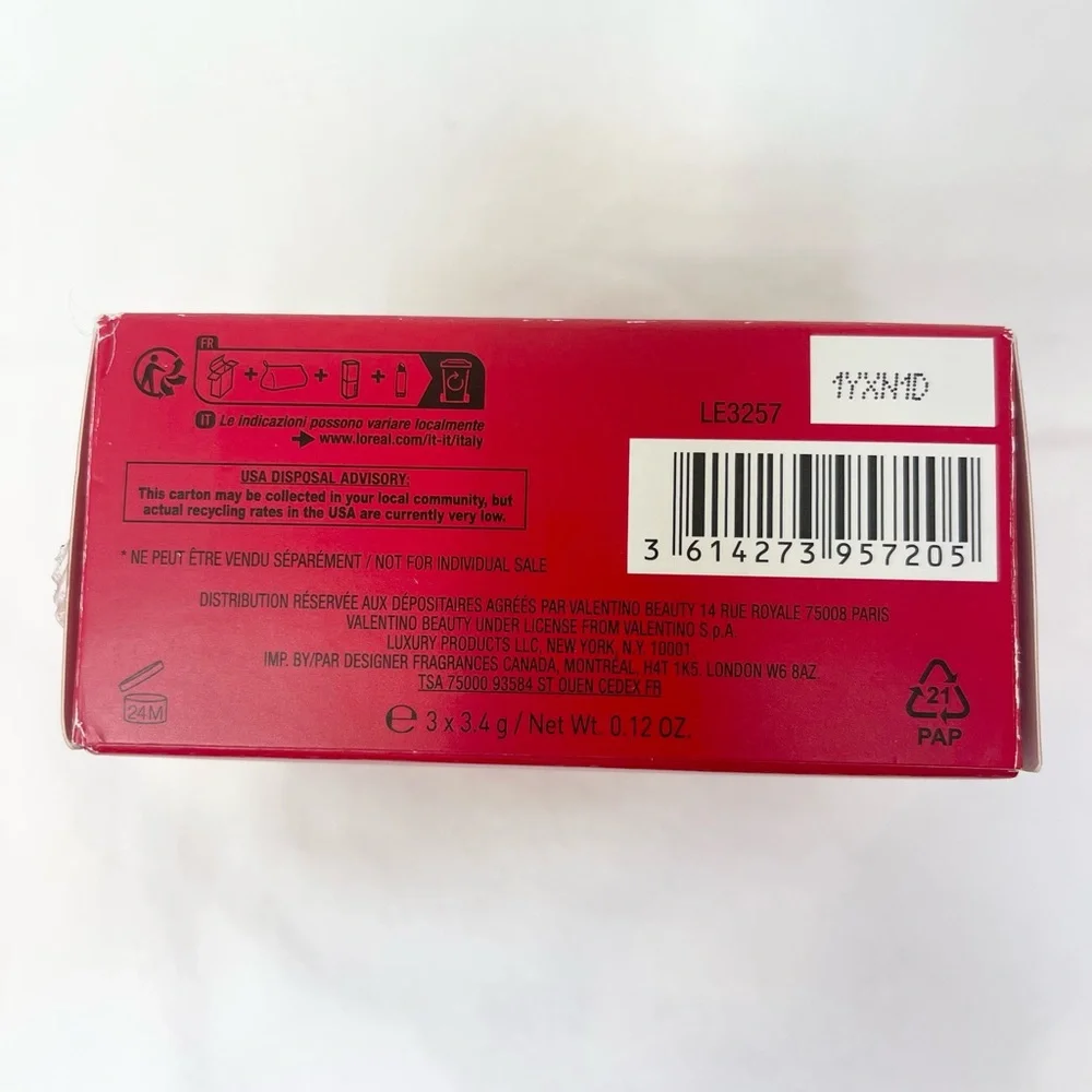Valentino Rosso Couture Lipstick Set Limited Edition NIB